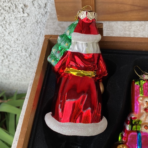 Thomas Pacconi Classics 2005 Collection Glass Xmas Christmas Ornaments Boxed Set - Picture 8 of 11